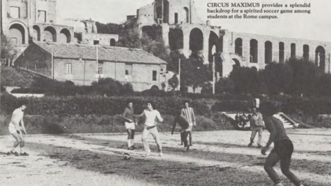 Thumbnail for entry Playing soccer at Circo Massimo