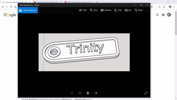 Creating A Customized 3d Printed Keychain With Sketchup Trinity