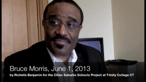 Thumbnail for entry Bruce Morris, Oral History Interview on School Residency and Civil Rights, June 1, 2013