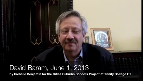 Thumbnail for entry David Baram, Oral History Interview on School Residency &amp; Civil Rights, June 1, 2013