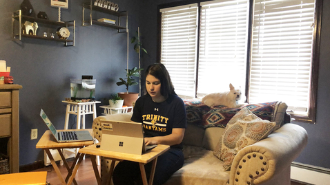 Thumbnail for entry A Day in the Life of a Remote Staff Member: Rose Rodriguez ’15, M’18