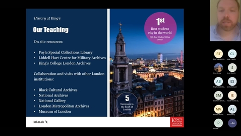 Thumbnail for Undergraduate Virtual Open Week July 2022: Introduction to History