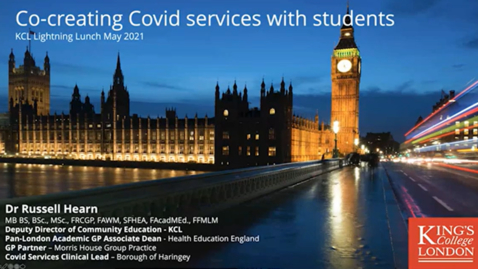 Thumbnail for entry Co-creating Covid Services with Students