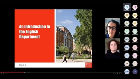 Thumbnail for Undergraduate Virtual Open Week July 2022: Introduction to English