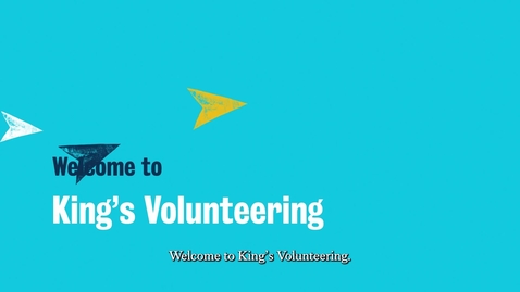 Thumbnail for entry King's Volunteering