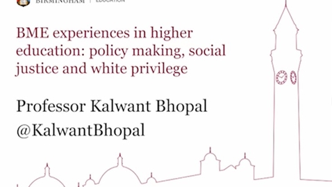 Thumbnail for LTC Keynote - BME Experiences in Higher Education: Policy Making, Social Justice and White Privilege