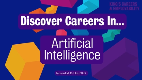 Thumbnail for Discover Careers In Artificial Intelligence
