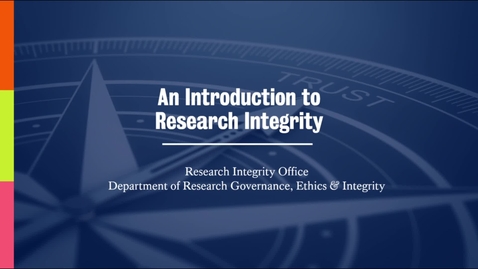 Thumbnail for Introduction to Research Integrity