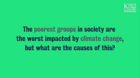 Thumbnail for Empowering those most affected by climate change