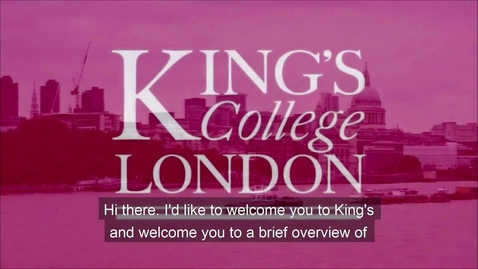 Thumbnail for King's Counselling and Mental Health Overview
