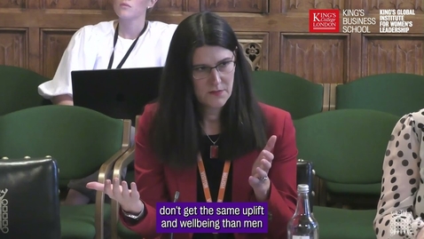 Thumbnail for Professor Ute Stephan gives evidence at Parliament