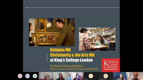 Thumbnail for entry Postgraduate Offer Holder Event: Theology &amp; Religious Studies