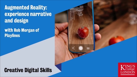 Thumbnail for entry Augmented Reality - Creative Digital Skills Q&amp;A