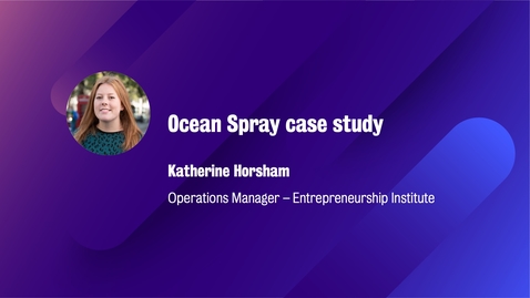 Thumbnail for entry G2K_Ocean Spray case study