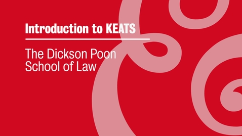 Thumbnail for Introduction to KEATS
