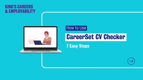 Thumbnail for entry How to Use CareerSet CV Checker