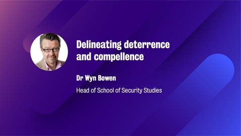 Thumbnail for entry Delineating deterrence and compellence