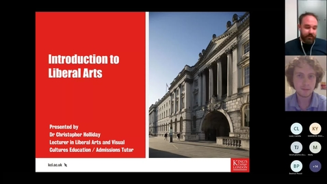 Thumbnail for Undergraduate Virtual Open Week: Introduction to Liberal Arts - July 2022