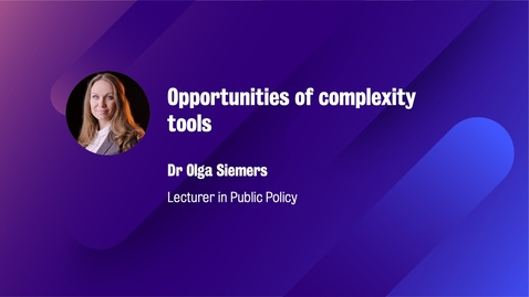 Thumbnail for ISFG_Slot 3_Embracing Uncertainty_3.2_Part 1_Opportunities of using complexity tools