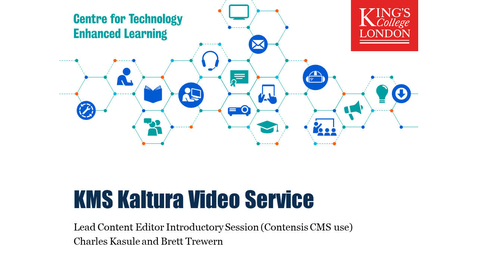Thumbnail for Kaltura Media Space and Contensis Session 13th December 2018