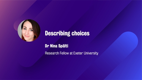 Thumbnail for ISFG_Slot 9_Describing choices
