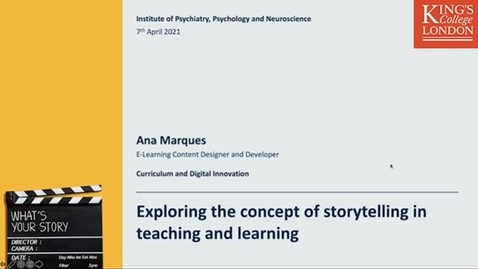 Thumbnail for entry Exploring the Concept of Storytelling in Teaching and Learning