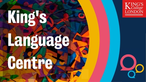 Thumbnail for entry King's Language Centre Welcome Week 2023