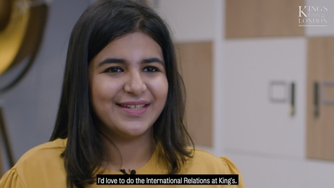 Thumbnail for King's International Foundation International Relations &amp; Politics Pathway student testimonial
