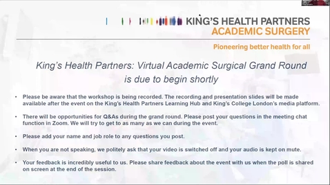 Thumbnail for Academic Surgical Grand Round Frailty in the Perioperative Setting 16th Dec