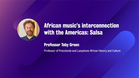 Thumbnail for entry African music’s interconnection with the Americas: salsa