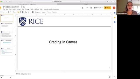 Thumbnail for Grading in Canvas