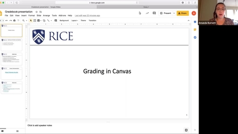 Thumbnail for entry Grading in Canvas