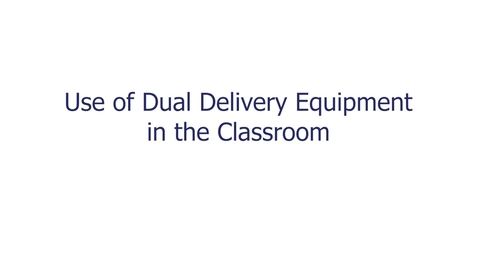 Thumbnail for Use of Dual Delivery Equipment v2.0