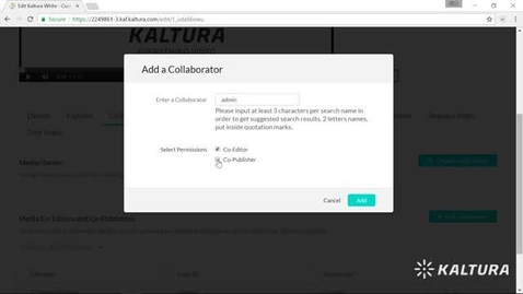 Thumbnail for How to Add Co-Publisher or Co-Editor