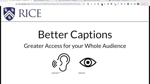 Thumbnail for Better Video Captions