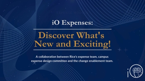Thumbnail for Expense Enhancements Wave 1