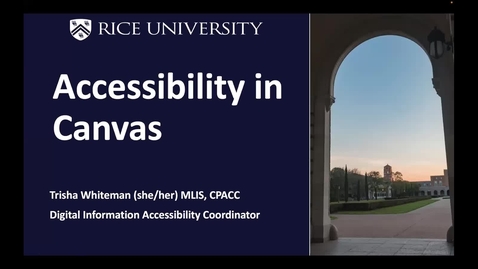 Thumbnail for Accessibility in Canvas 1-23