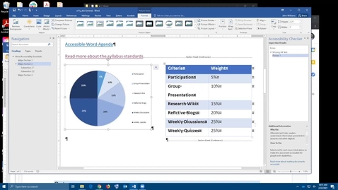 Thumbnail for Microsoft Word Accessibility Essentials