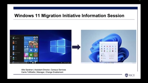 Thumbnail for Windows 11 Info Session