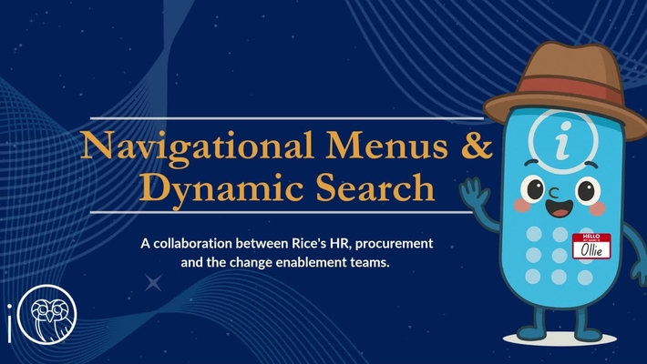 Navigational Menus &amp; Dynamic Search