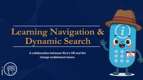 Thumbnail for Learning Navigation &amp; Dynamic Search