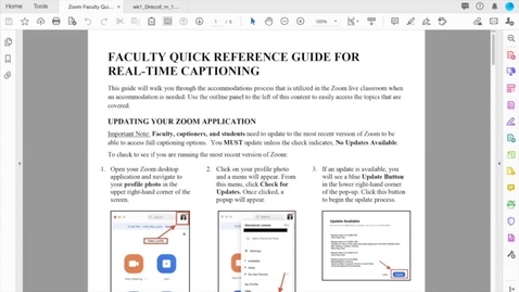Thumbnail for entry Acrobat &amp; PDF Accessibility Essentials