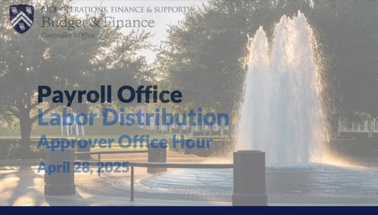 LD Approver Office Hour 042825