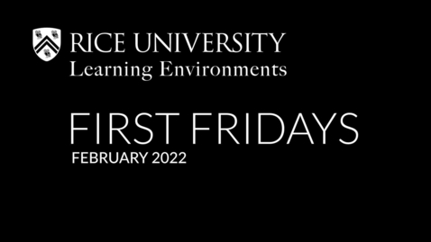 Thumbnail for TSL First Fridays - Trisha Whiteman - Quiz