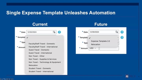 Thumbnail for Expense Enhancements Webinar - Single Expense Template