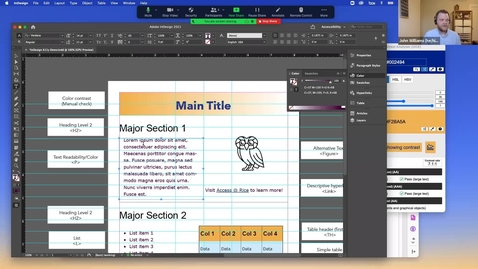 Thumbnail for entry InDesign Accessibility Essentials