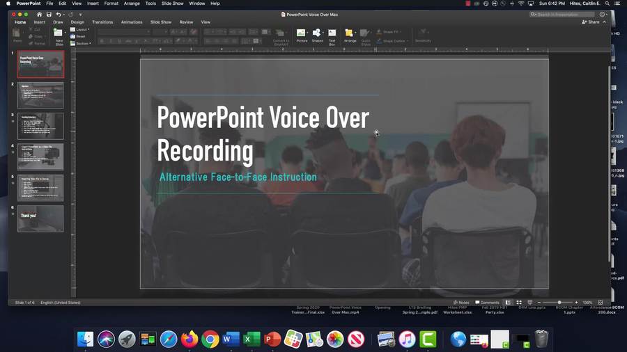 PowerPoint Audio Recording Mac