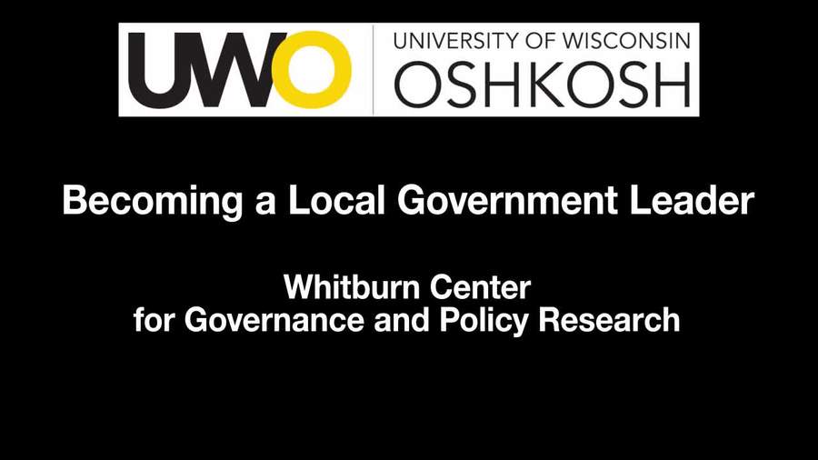 Becoming a Local Government Leader