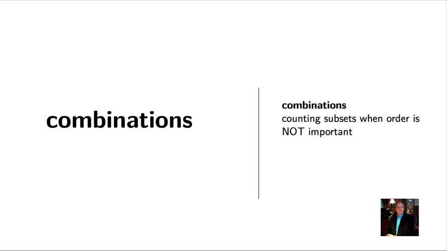 Lecture 4 Combinations