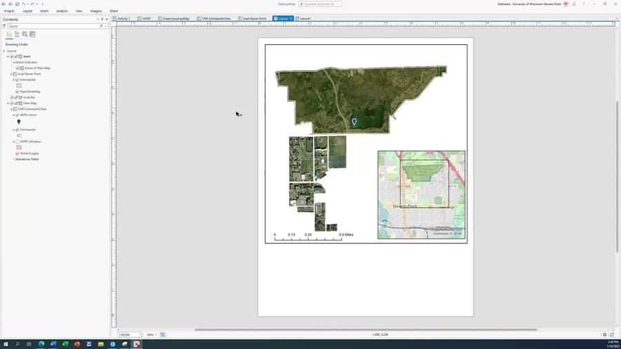 Part 6a: Main 1 with inset overview